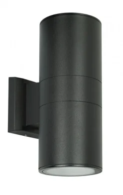 Außen Wandlampe IP54 Up Down Schwarz H:27cm