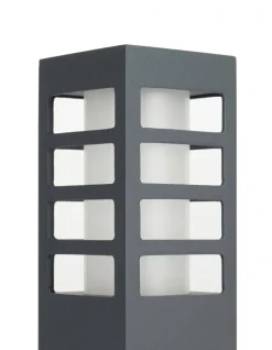 Außen Wandleuchte Anthrazit IP54 eckig E27
