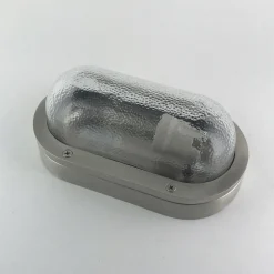 Außenlampe Wand Glas Messing massiv E27 IP64 Maritim