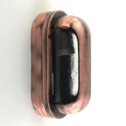 Außenlampe Wand Messing Glas H: 23 cm IP64 E27 Maritim