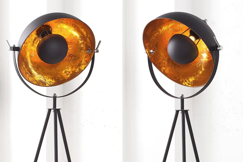 Außergewöhnlich Stehleuchte Retro 140cm Dreibein