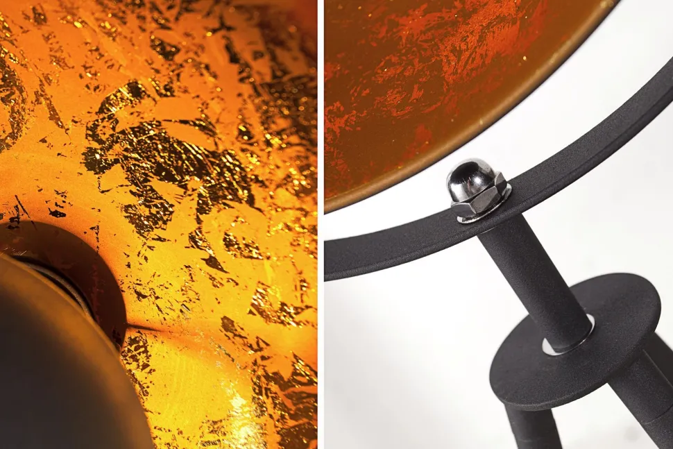 Außergewöhnlich Stehleuchte Retro 140cm Dreibein