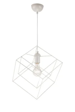 Außergewöhnliche Hängelampe AGATRIA Weiß Design