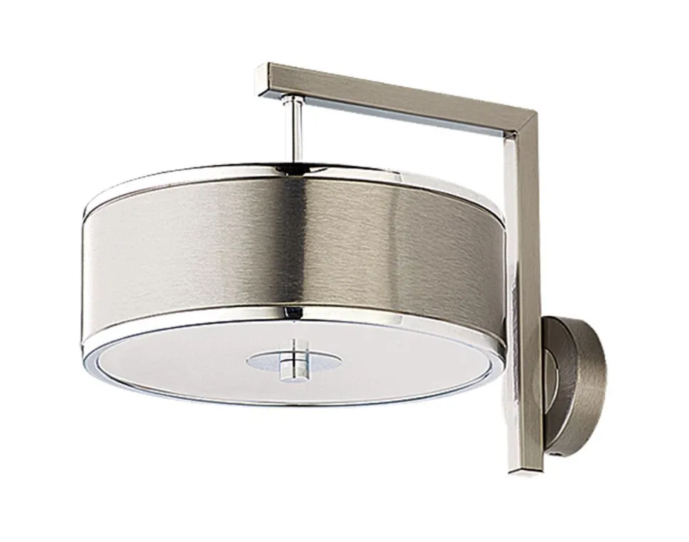 Außergewöhnliche Wandlampe Ø30cm in Silber LORSAN