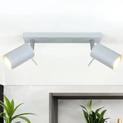 Aufbau Spotstrahler ETNA in Weiß 2-flmg