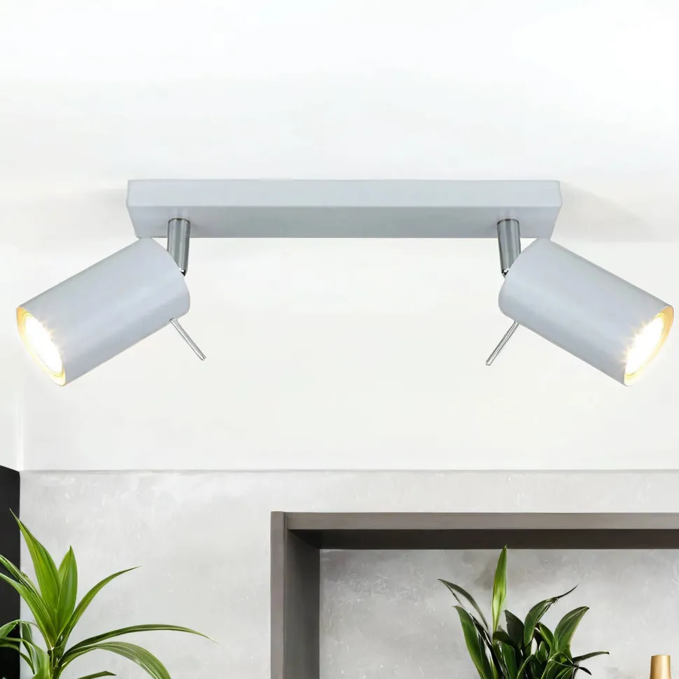 Aufbau Spotstrahler ETNA in Weiß 2-flmg