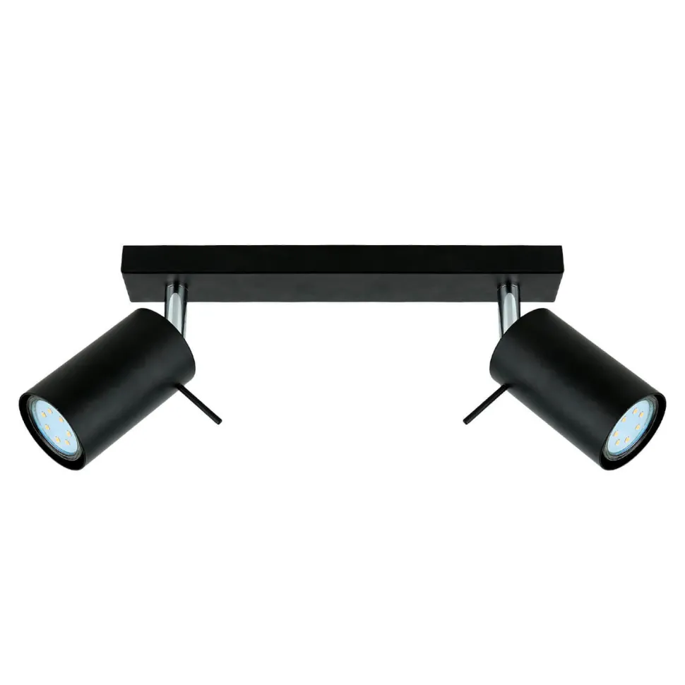 Aufbau Spotstrahler ETNA in Schwarz 2-flmg