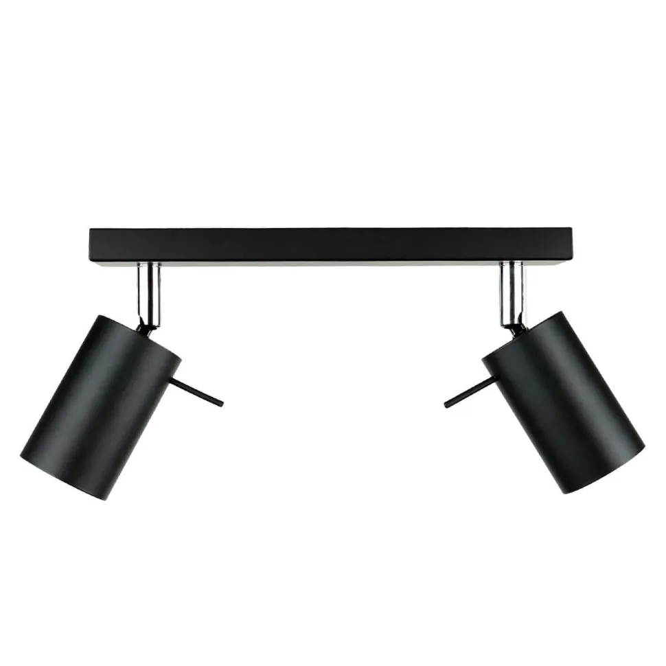 Aufbau Spotstrahler ETNA in Schwarz 2-flmg