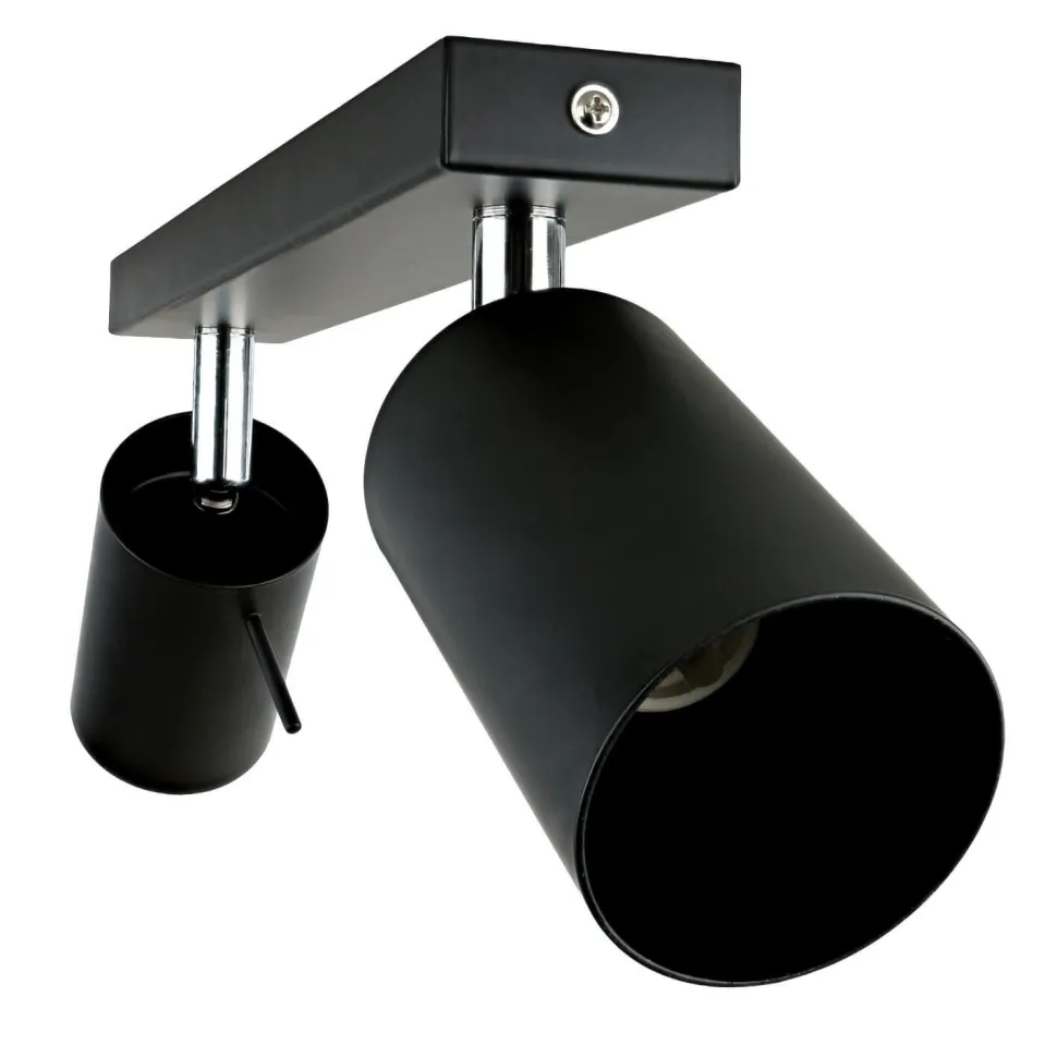 Aufbau Spotstrahler ETNA in Schwarz 2-flmg