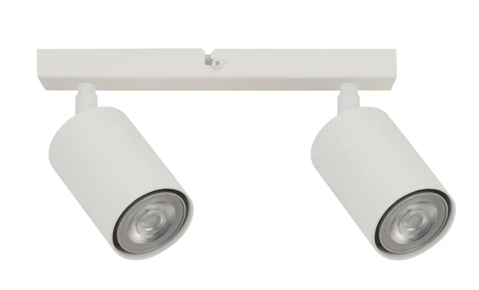 Aufbauspot Weiß Metall flexibel GU10 25 cm klein