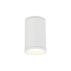 Aufbauspot Weiß Metall GU10 IP44 rund Ø6,3 cm Aufputz