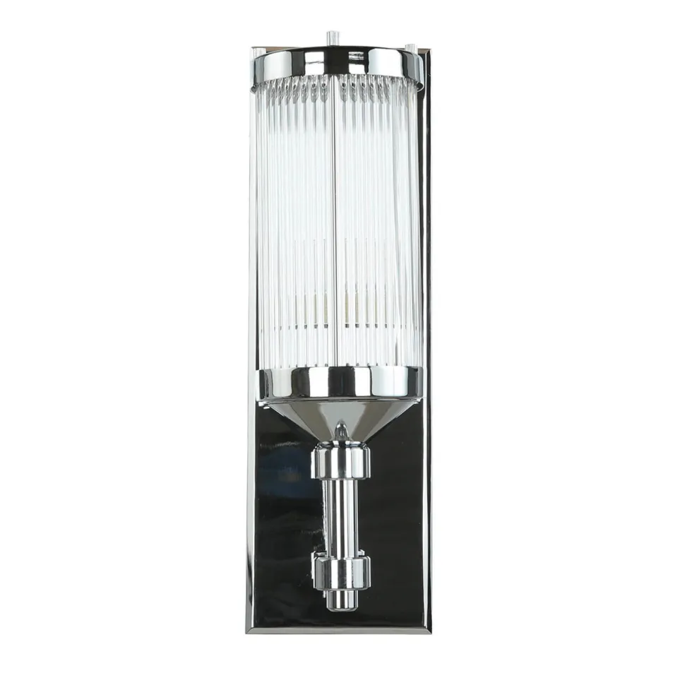 Bad Wandlampe in Chrom IP44 Design Leuchte ERVA