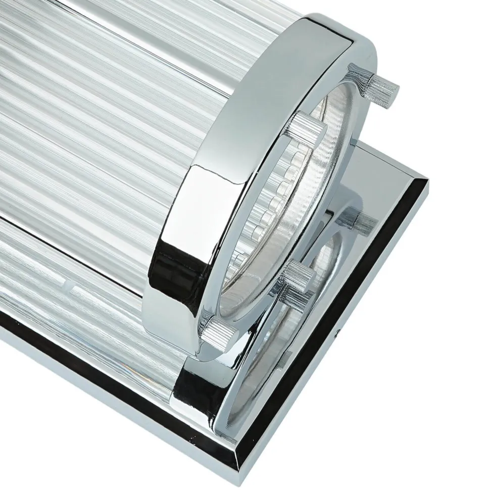 Bad Wandlampe in Chrom IP44 Design Leuchte ERVA