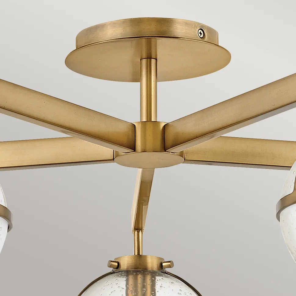 Badezimmerlampe Decke Glas Metall E14 IP44 81,3 cm breit