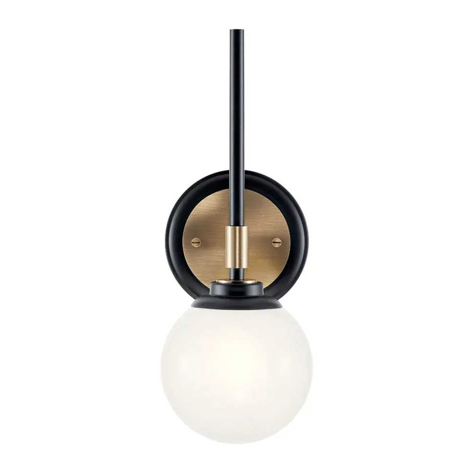 Badezimmerlampe IP44 LED G9 34,8 cm hoch Metall Glas