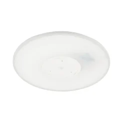 Badezimmerlampe LED Dimmer 3 Lichtmodi IP54 rund Ø 50 cm Weiß