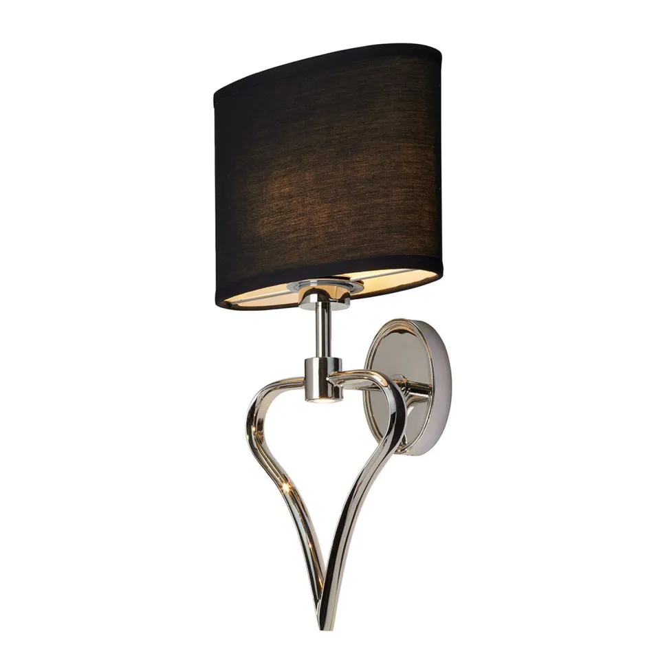 Badezimmerleuchte LED in Chrom Herz Form IP44