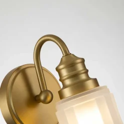 Badezimmerleuchte Wand mit LED G9 IP44 23,7 cm hoch