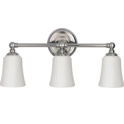 Badezimmerleuchte Wand Spiegel IP44 in Chrom inkl. LED