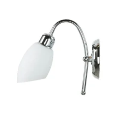 Badlampe Chrom Echt-Messing E14 rostfrei ISMENE