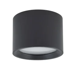Badlampe Decke IP54 GX53 Ø 8,5 cm klein Schwarz
