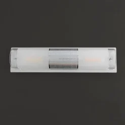 Badlampe Modern silbern