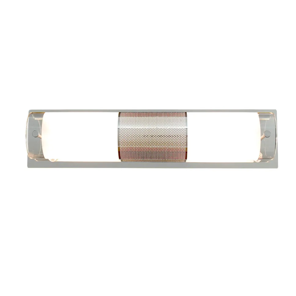 Badlampe Modern silbern