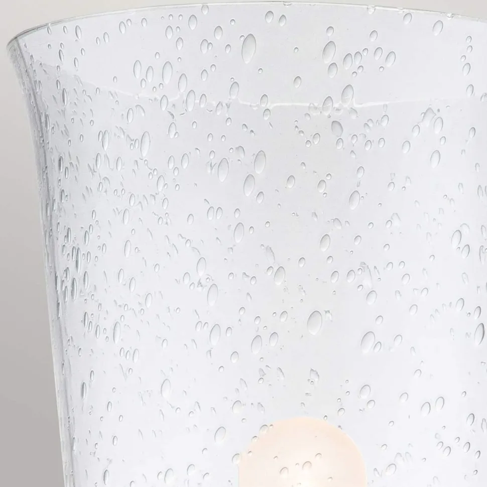 Badlampe Wand LED G9 IP44 warmweiß 3000 K Glas Metall