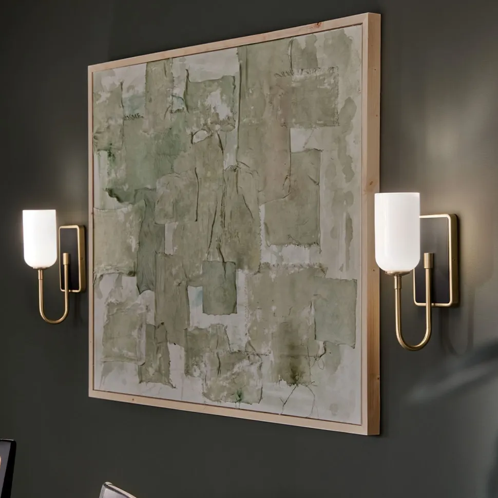 Badlampe Wand Metall Glas 33,8 cm hoch IP44 G9 LED 3000 K