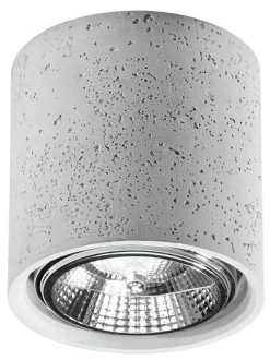 Beton Deckenlampe ADRIANA Ø14cm GU10 kompakt klein