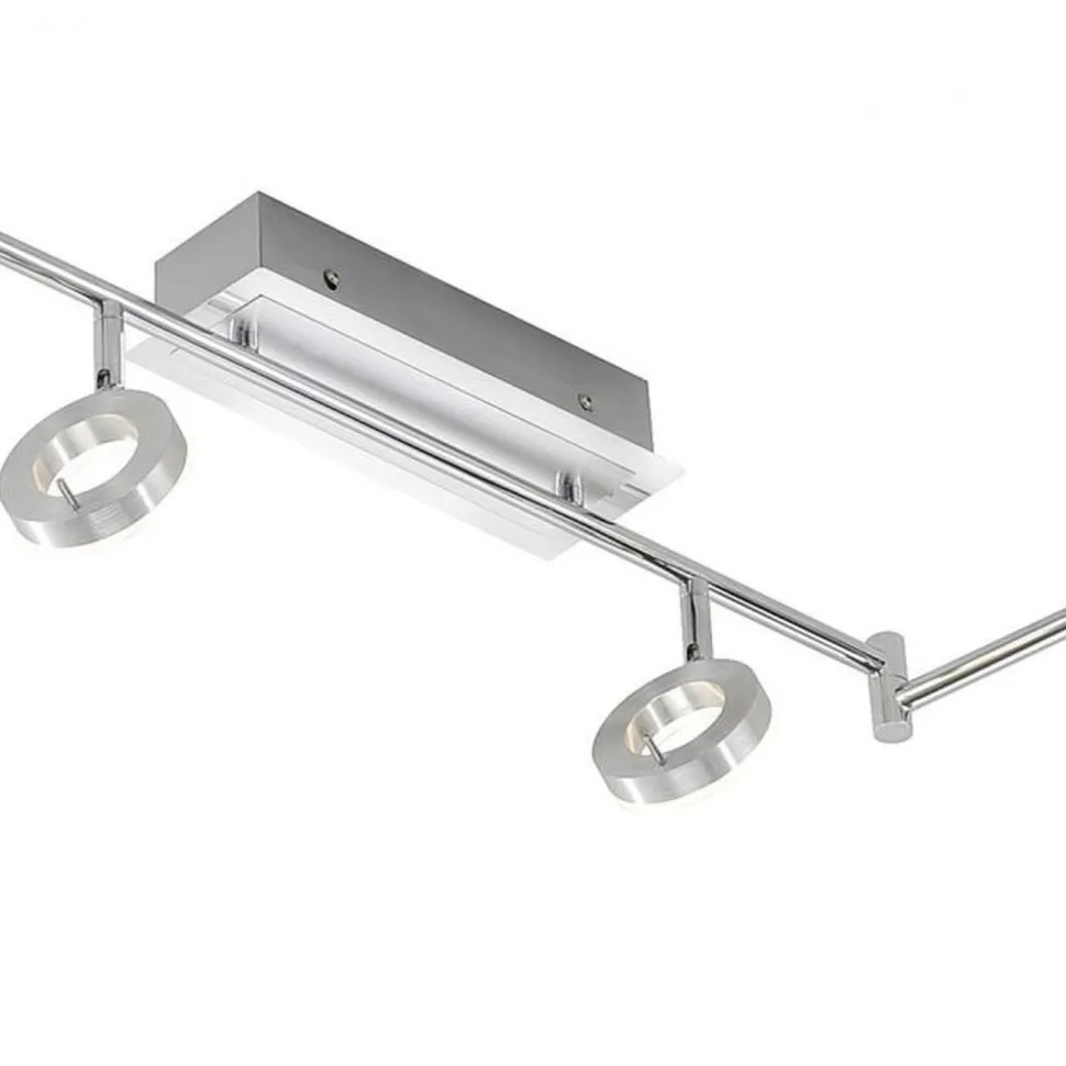 Beweglicher LED Deckenstrahler in Aluminium IP44 188 cm