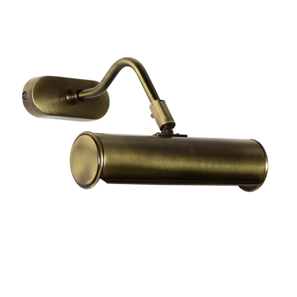 Bilderleuchte Messing Bronziert 20cm Verstellbar