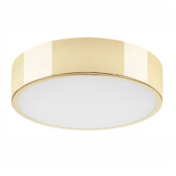 Blendarme Deckenlampe Glas 2-flmg in Gold E27 Ø36 cm