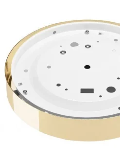 Blendarme Deckenlampe Glas 2-flmg in Gold E27 Ø36 cm