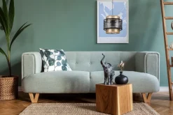 Blendarme Hängelampe Stoff Metall Schwarz Gold Ø20 cm