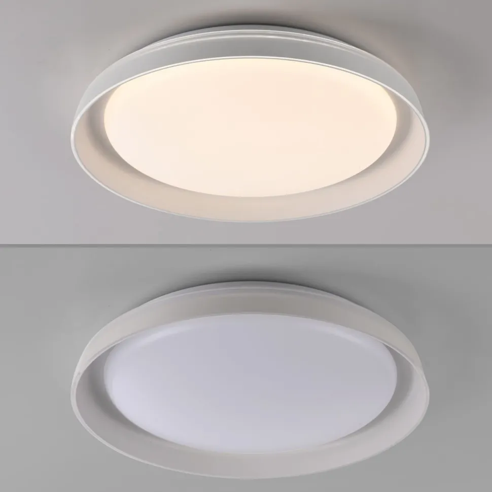 Blendarme LED Deckenlampe Weiß Ø43 cm 2630 lm dimmbar