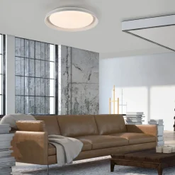 Blendarme LED Deckenlampe Weiß Ø43 cm 2630 lm dimmbar