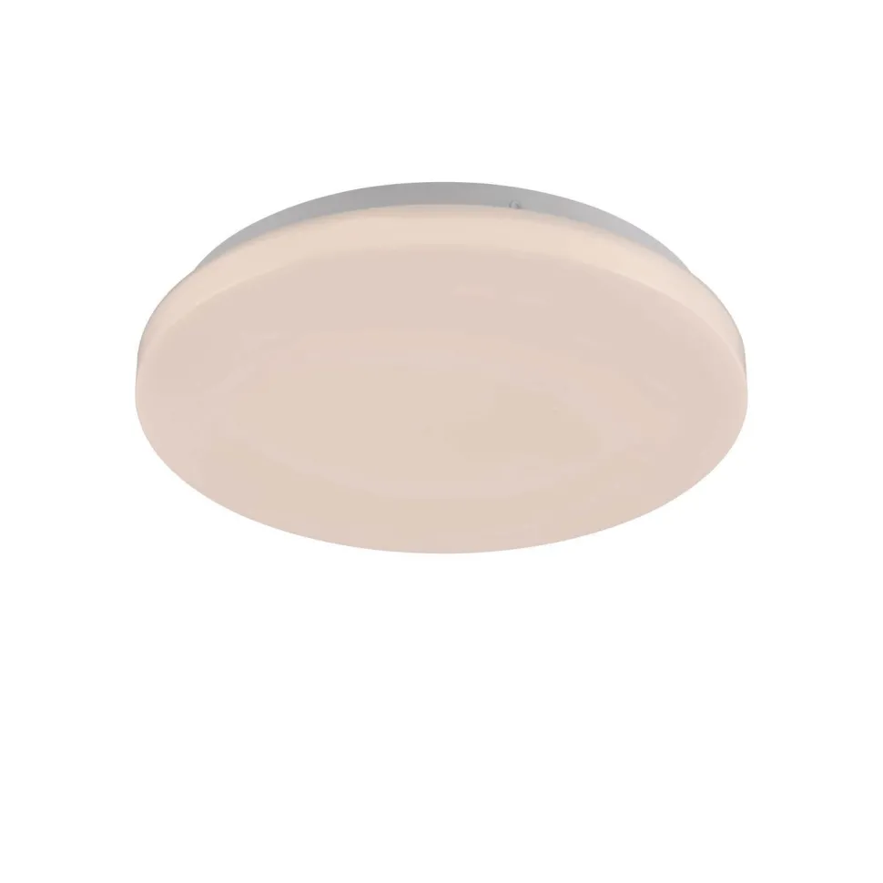 Blendarme LED Deckenlampe Weiß Ø22 cm rund 8 W wohnlich