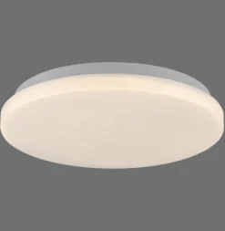 Blendarme LED Deckenlampe Weiß Ø22 cm rund 8 W wohnlich