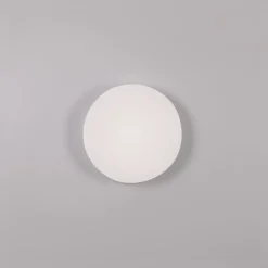 Blendarme LED Deckenlampe Weiß Ø22 cm rund 8 W wohnlich