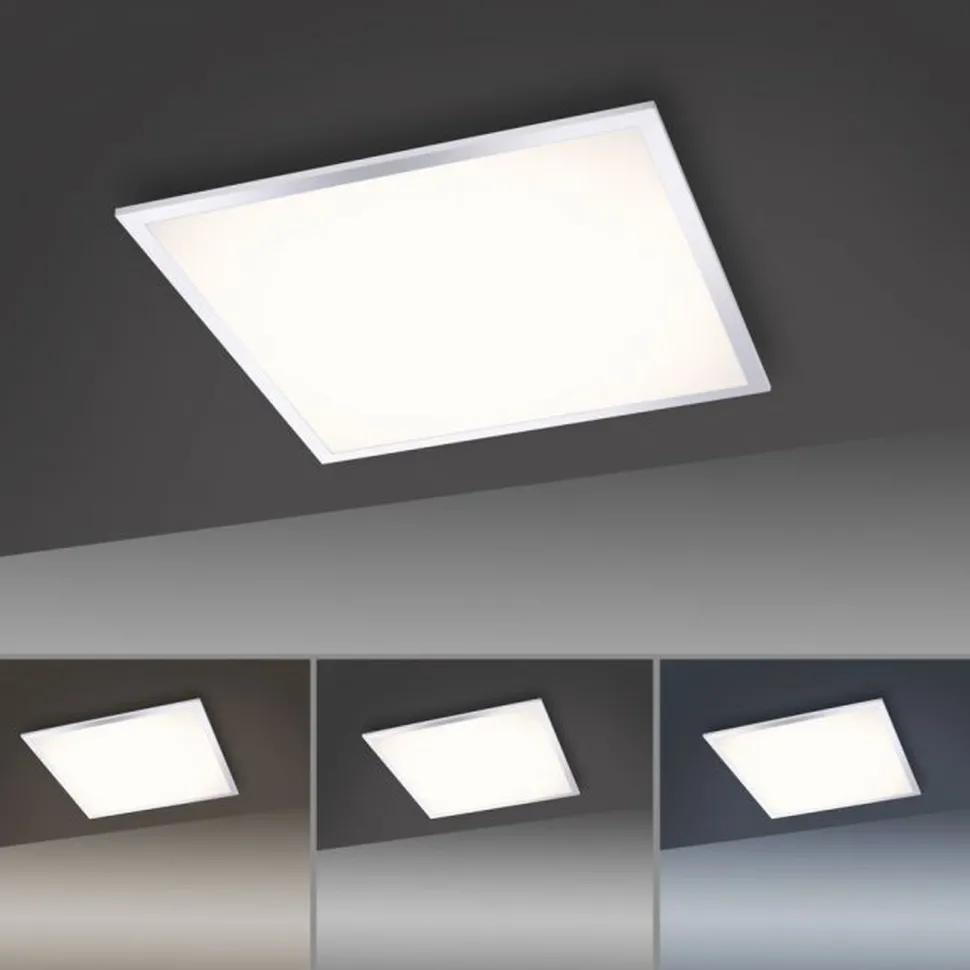 Blendarme LED Deckenlampe in Chrom L:45 cm IP44 dimmbar