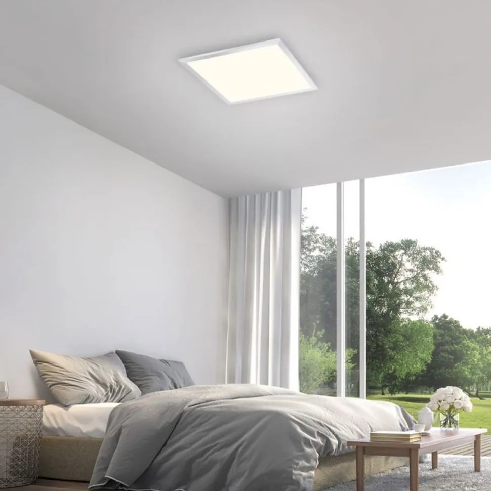 Blendarme LED Deckenlampe in Chrom L:45 cm IP44 dimmbar