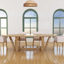 Blendarme Pendelleuchte Jute Natur E27 Ø45 cm wohnlich