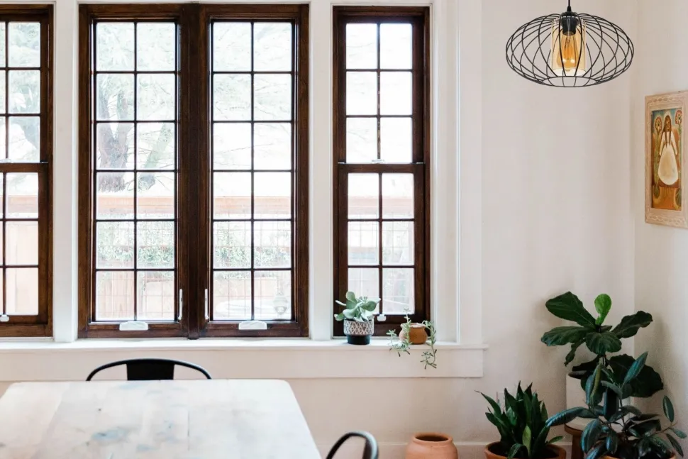 Blendarme Pendelleuchte Schwarz Honig Ø34 cm E27 Retro