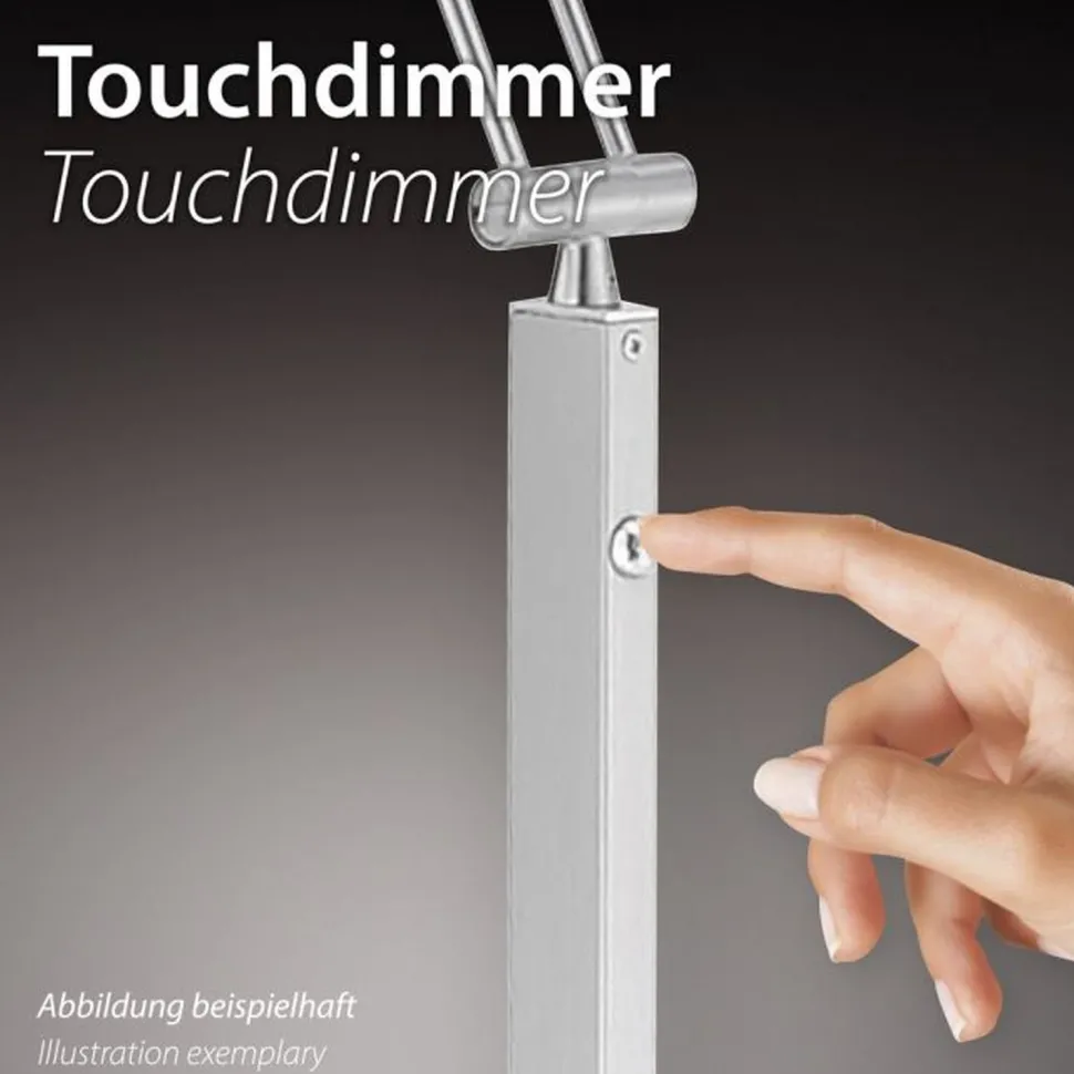 Blendarme Tischlampe dimmbar Touch Glas G9 inklusive