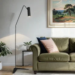 Bodenleuchte mit schwenkbarem Kopf