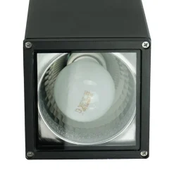 Deckenlampe Außen IP54 Schwarz eckig E27