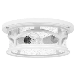 Deckenlampe außen IP44 Vintage Design Weiß Eingang