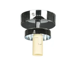 Deckenlampe Badezimmer Chrom Weiß E14