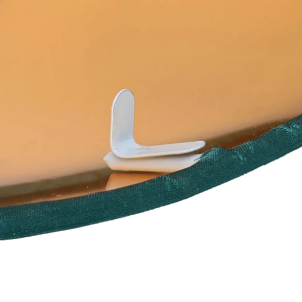 Deckenlampe 4-flammig Grün Gold Stoff dekorativ